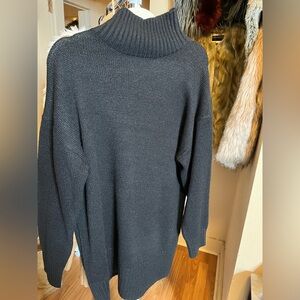 Zenana Outfitters Charcoal Turtleneck Sweater